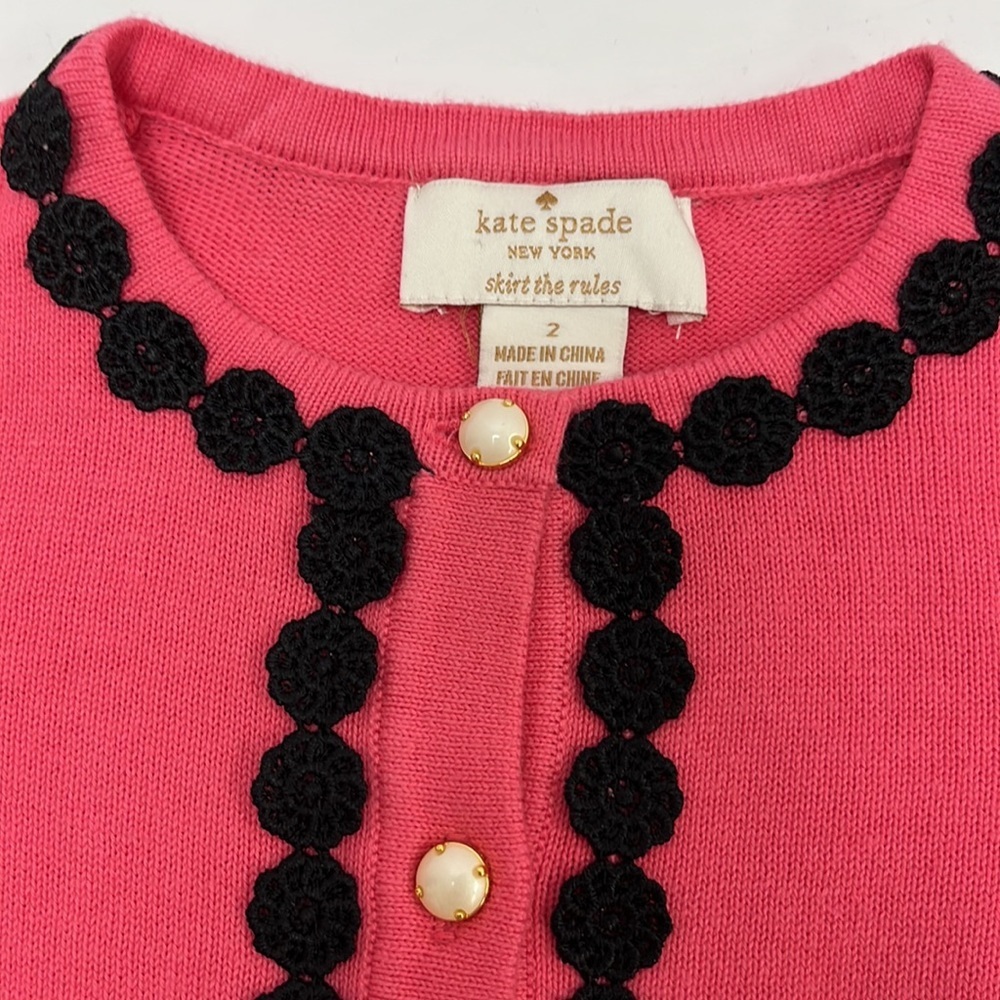 Kate Spade adorable girls cardigan sweater!